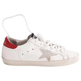 Sapatilhas Golden Goose em couro branco Branco