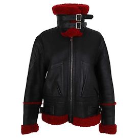 Sandro Black Leather Jacket Black