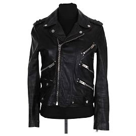 The Kooples Black Leather Jacket Black