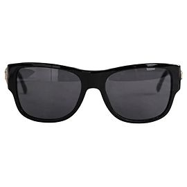 Óculos de sol Versace pretos em plástico Preto