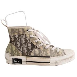 Dior Baskets Sneaker B23 league haute blanches Blanc