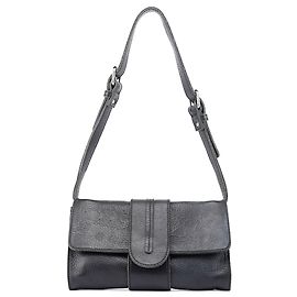 Chloé Schultertasche Hobo aus schwarzem Leder Schwarz