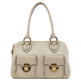 Marc Jacobs mala Tote Blake em couro marfim Branco