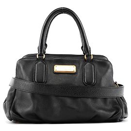 Marc by Marc Jacobs Mala Bowling 2-Way Classic Q em couro preto Preto