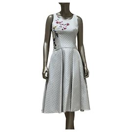 Christian Dior gestepptes Midi-Kleid Sz.38 gebraucht Andere