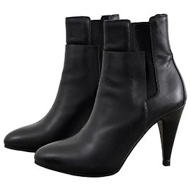 Balenciaga Botines Chelsea de piel negra Negro