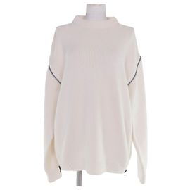 TOM FORD Kaschmir-Strickoberteil Weiß