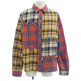Autre Marque Camisa de algodón Denim Tears Roja Otro Amarillo