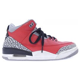 Autre Marque Nike Jordan Sneaker Braun Rot
