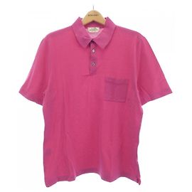 Hermès Camisola Polo Hermes em algodão Rosa