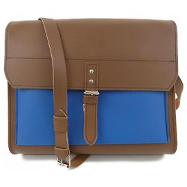 Borsa Comme des Garcons S16SC07 Marrone Blu