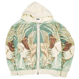 Autre Marque KITH NYC Pegasus Nelson Cotton Hoodie Beige Andere