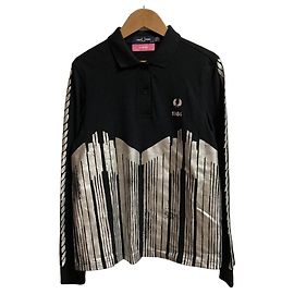 Autre Marque FRED PERRY Polo a maniche lunghe in cotone Nero