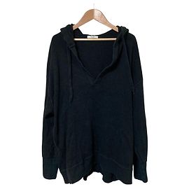 Autre Marque CLANE Heavy Rib Hoodie Noir