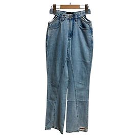 Autre Marque DONOTTAG Cutout Denim Pants Blue Light blue
