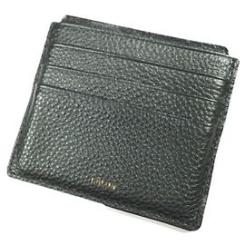Autre Marque hALON 25SS Leder-Kartenetui Schwarz
