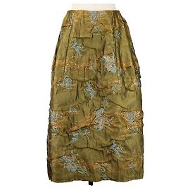 Autre Marque Saia Jacquard Blamink Verde Caqui