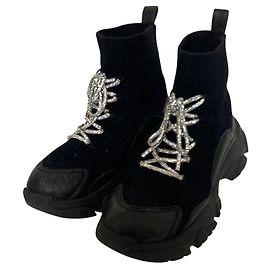 Autre Marque Stivaletti sneaker Staccato Dolce Cord Nero