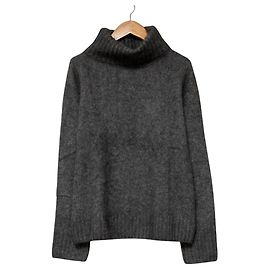Autre Marque martinique Ferret Wool Knit Marron Gris anthracite