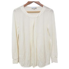 Mackintosh Wollstrick-Top Weiß Aus weiß