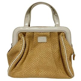 Autre Marque Sac à main en raphia Lulu Guinness Beige Autre
