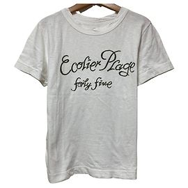 Autre Marque 45R Message Print T-Shirt Weiß