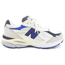 Autre Marque Baskets New Balance M990WB3 Noir Blanc Beige