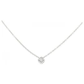 Autre Marque Collar de diamantes Au750 Plata