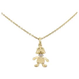 Autre Marque Collier Pomellato Au750 Diamants Doré