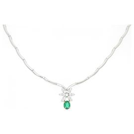 Autre Marque Collier Picchiotti Au750 Émeraude et Diamant Multicolore