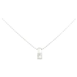 Autre Marque Collana in platino e diamanti Argento
