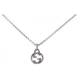 Colar Gucci Interlocking G em Prata 925 Prata