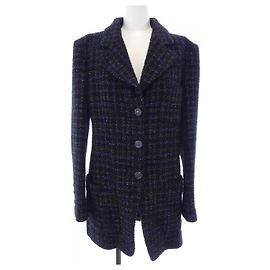 Giacca Chanel Blu Navy Blu Blu navy