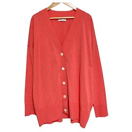 Autre Marque JOURNAL STANDARD Cardigan en coton et polyester Rose