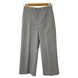 Autre Marque Calças largas curtas de lã Drawer Marrom