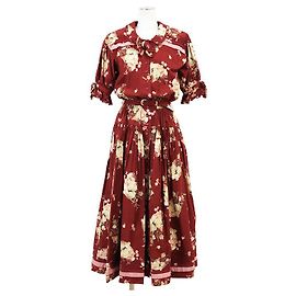 Autre Marque Vestido de algodão PINK HOUSE Vermelho