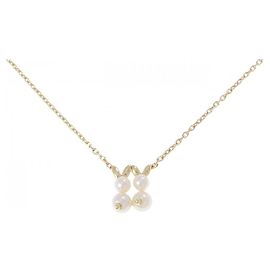 Colar Van Cleef & Arpels Au750 Pérola Akoya Dourado