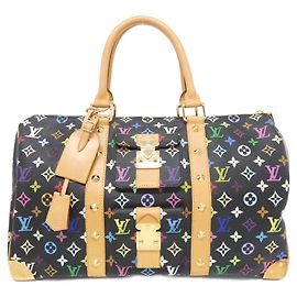 Bolsa Boston Louis Vuitton Monogram Multicolore Preto