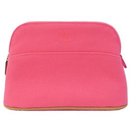 Hermès Pochette Hermes Bolide Canvas Rouge