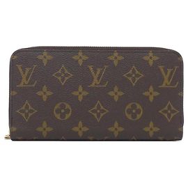 Carteira Louis Vuitton Zippy Monogram Long Wallet Marrom Rosa