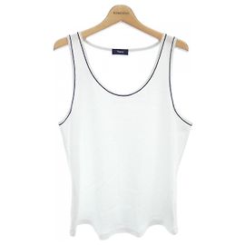 Theory Tank Top aus Baumwolle Weiß
