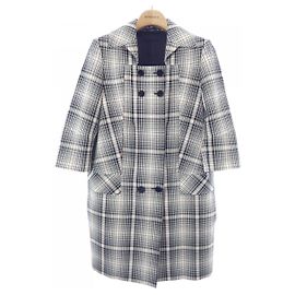 Abrigo de lana Gucci Negro Blanco Roja