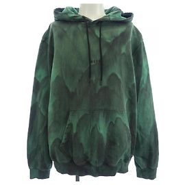 Autre Marque Felpa con cappuccio in cotone MSGM Nero Verde