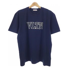 T-shirt de algodão Valentino Azul Azul marinho