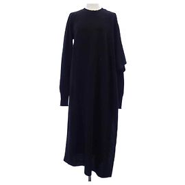 Louis Vuitton Kaschmir-Kleid Schwarz