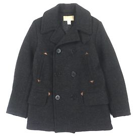 Ralph Lauren RRL Double Faced Wool Coat Brown Dark grey