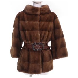 Giacca in visone Fendi Marrone