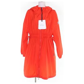 Cappotto con cappuccio in nylon Moncler Arancione