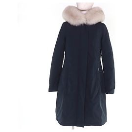 Casaco de Penas Woolrich Bowbridge Azul Azul marinho