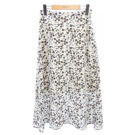 Autre Marque IENA Floral Skirt Beige